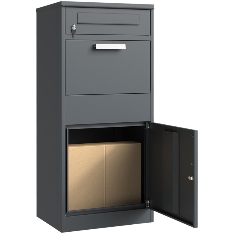 phoenix parcel safe PB1121AAK, anthracite, 61 litres, key lock